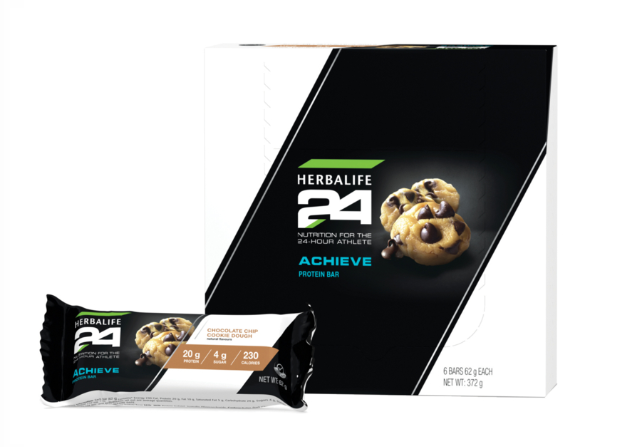 Herbalife24 Achieve Chocolate Chip Cookie Dough 6 bars per box